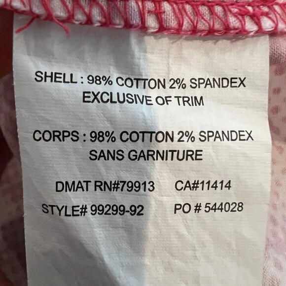 Motherhood Maternity Dress Size Small Pink White Midi Length Baby Shower Church - Picture 9 of 11